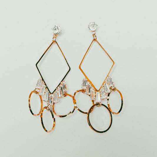 E-1003 Gold Designer Earrings for Women & Girls