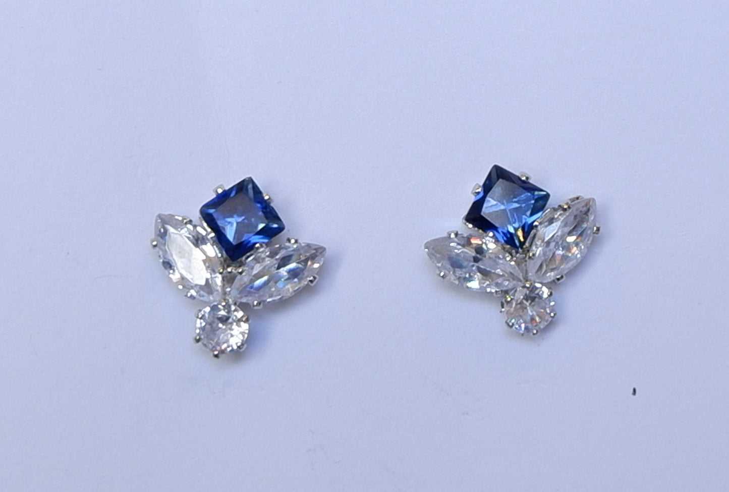 E-1006 American Diamond Stud Earrings for Women & Girls