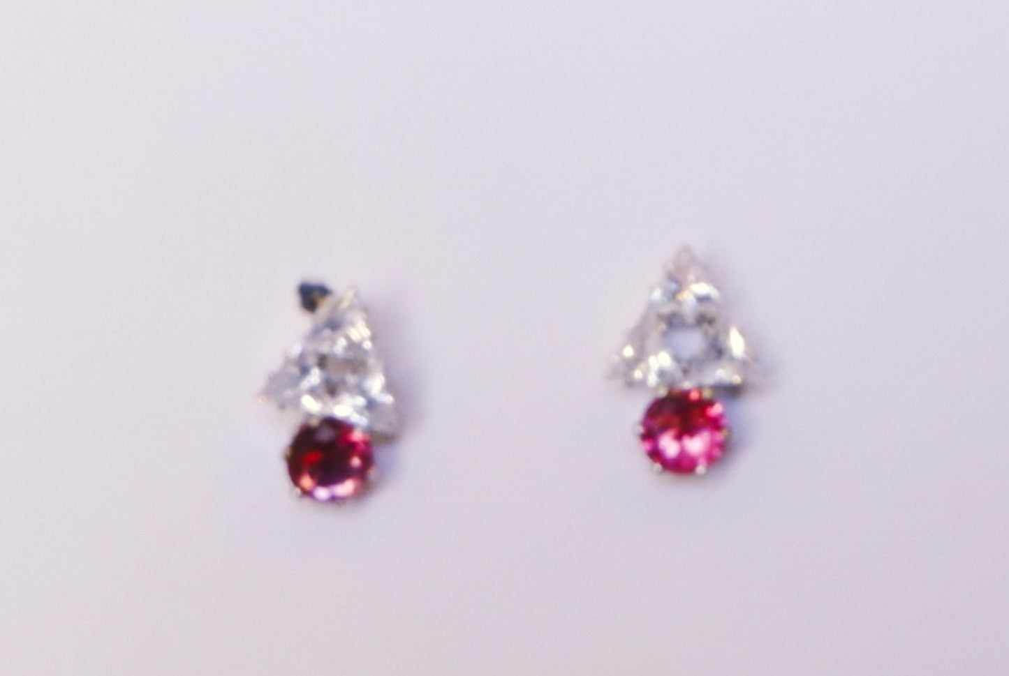 E-1005 American Diamond Stud Earrings for Women & Girls